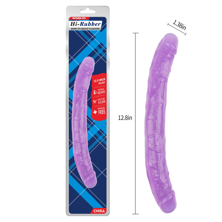 Hi Rubber 12.8" Double Ended Dildo - Double Ended Dildo - Australia - Sexy Devil