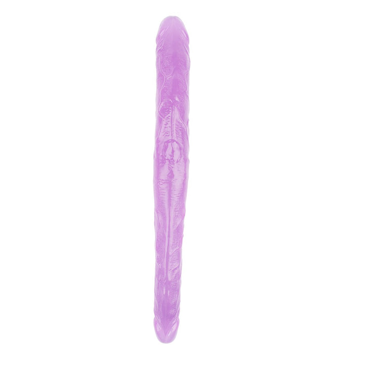 Hi Rubber 17.8" Tapered Double Ended Dildo
