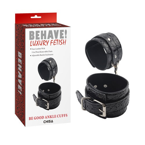 Behave! Luxury Fetish Be Good Ankle Cuffs