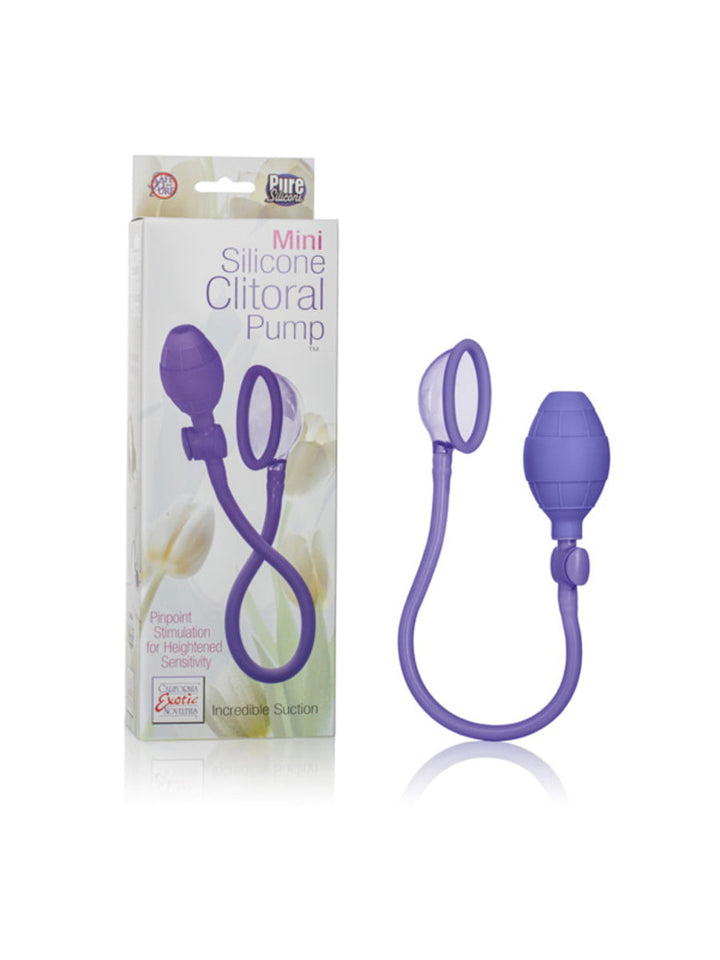 CalExotics Mini Silicone Clitoral Pump - Purple