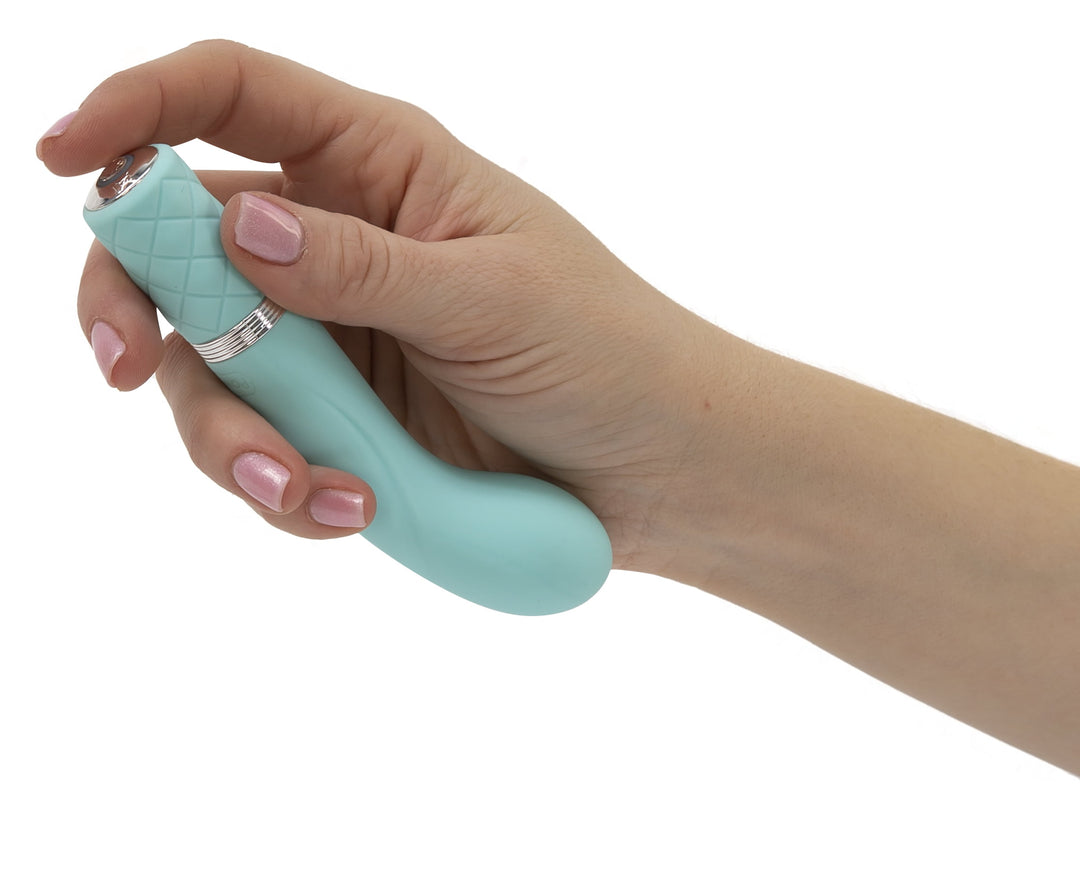 BMS Pillow Talk Racy G-Spot Rechargeable Vibrator - Teal