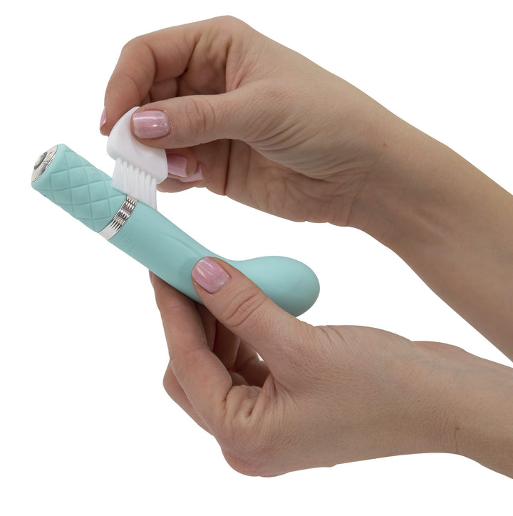 BMS Pillow Talk Racy G-Spot Rechargeable Vibrator - Teal