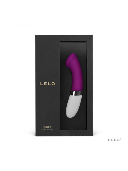 Lelo GIGI 2 Deluxe Rechargeable G-Spot Vibrator - Deep Rose