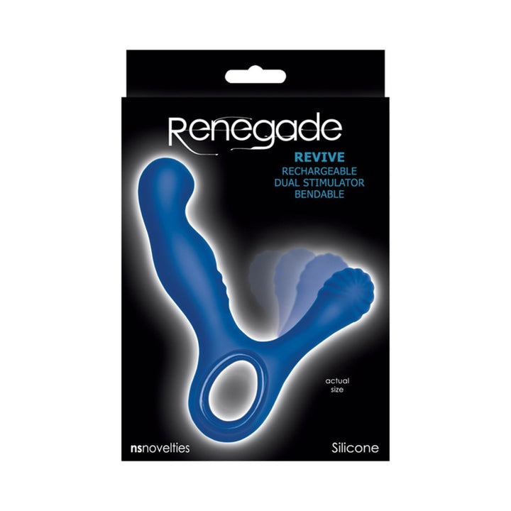 Renegade Revive Rechargeable Dual Stimulator Bendable-0