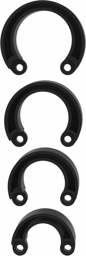 Shots Toys Man|Cage Spare Ring Set - Black