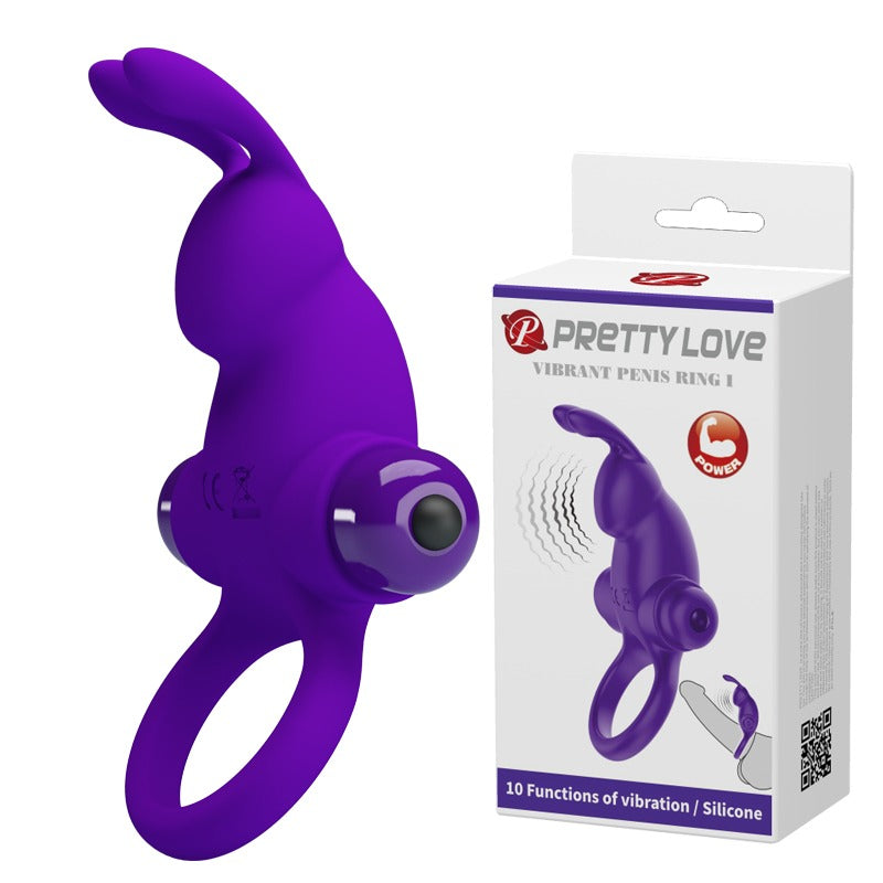 Pretty Love Rabbit Vibrating Cock Ring 1 - Vibrating Cock Ring - Melbourne - Australia