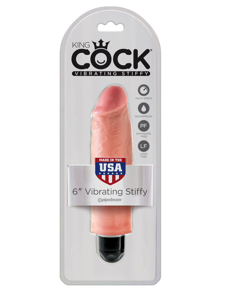 King Cock 6" Vibrating Stiffy