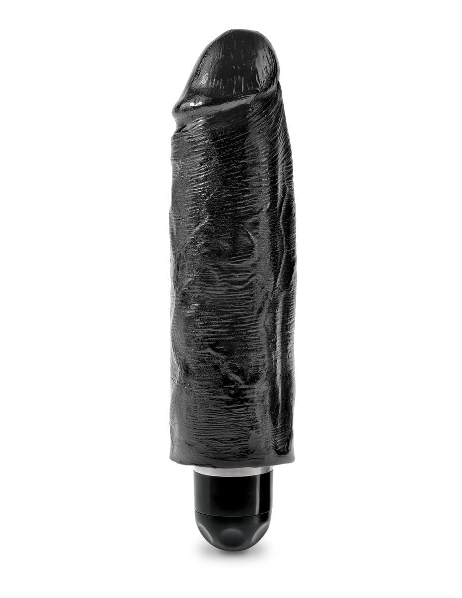 Pipedream King Cock 6" Vibrating Stiffy - Black