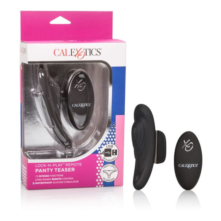 CalExotics Lock-n-Play Remote Panty Teaser-0