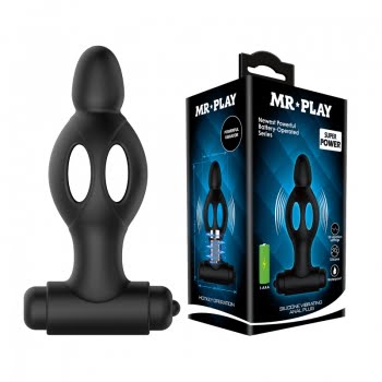 Mr Play Silicone Vibrating Anal Plug