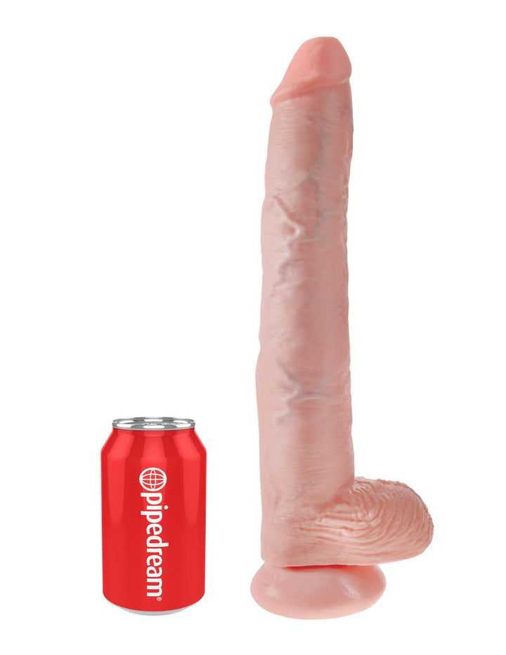 Pipedream King Cock 14" Cock with Balls - Light