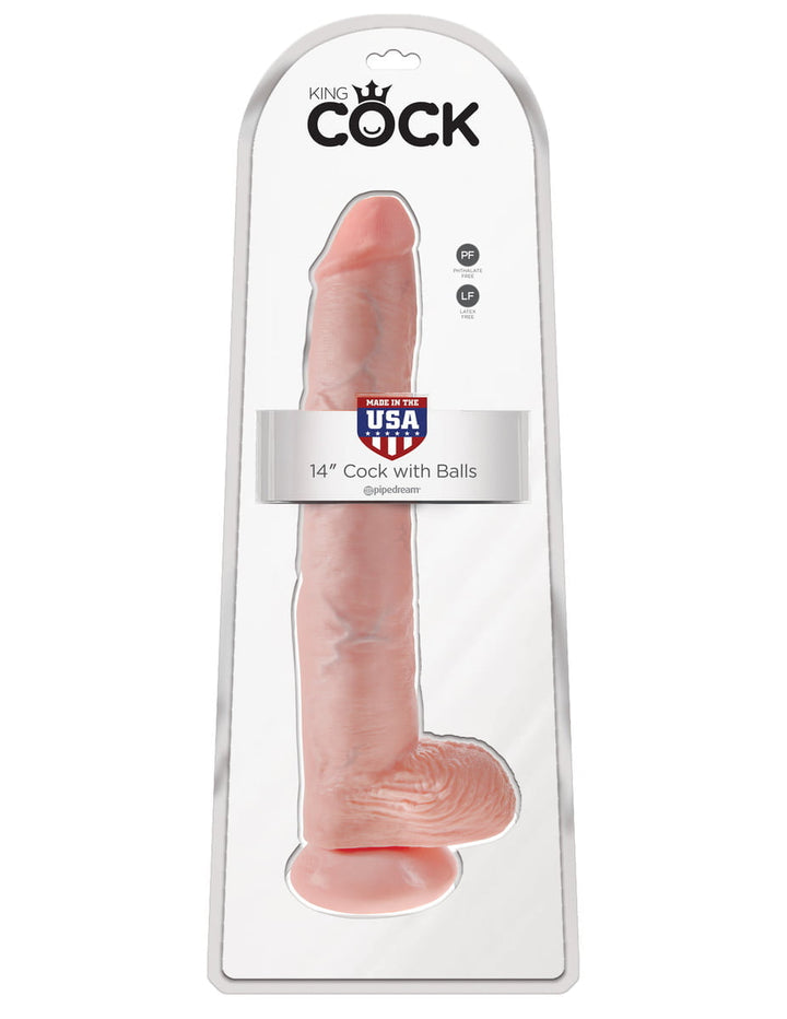 King Cock 14 Inch Cock with Balls-0