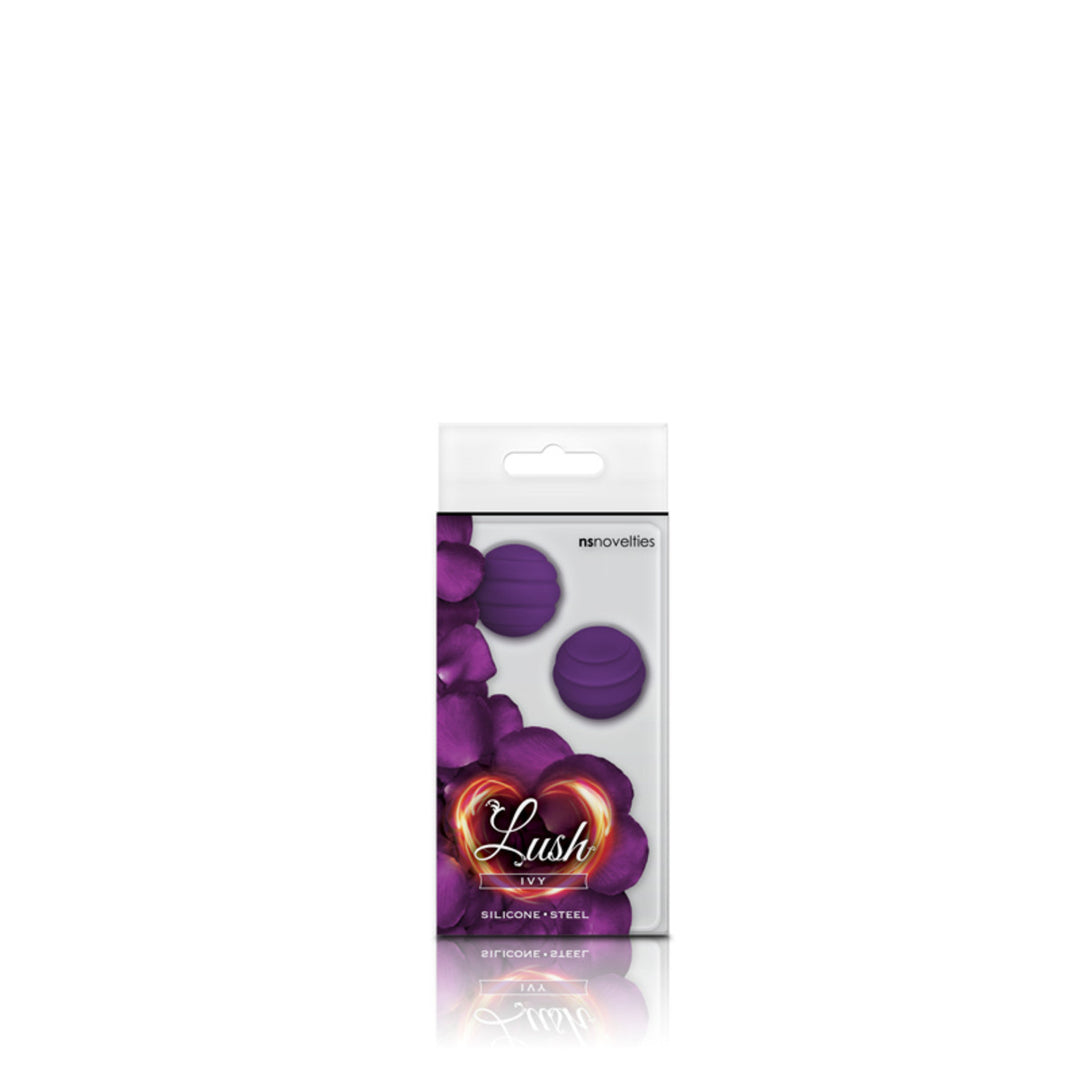 NS Novelties Lush Ivy Vaginal Pleasure Balls - Purple