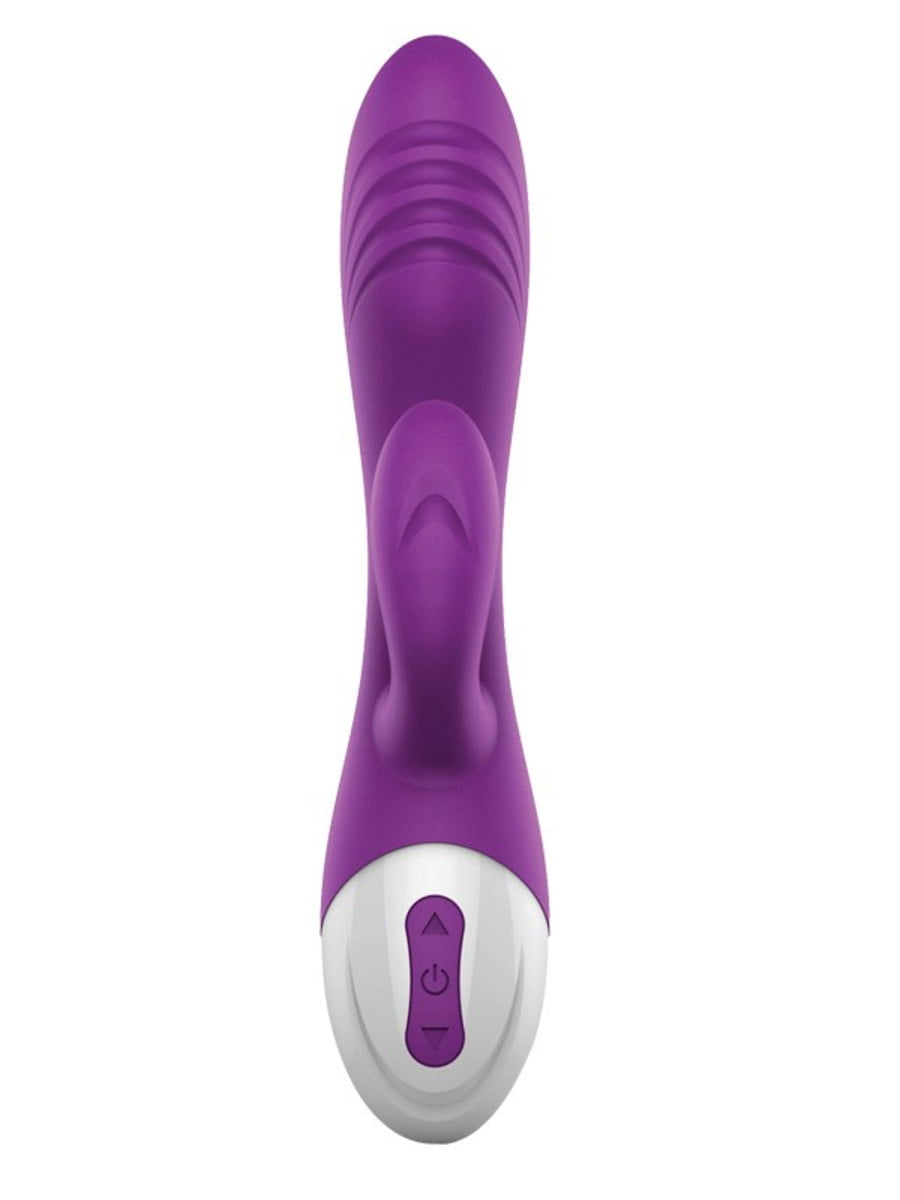 Playful Allure Rabbit Vibrator - Purple