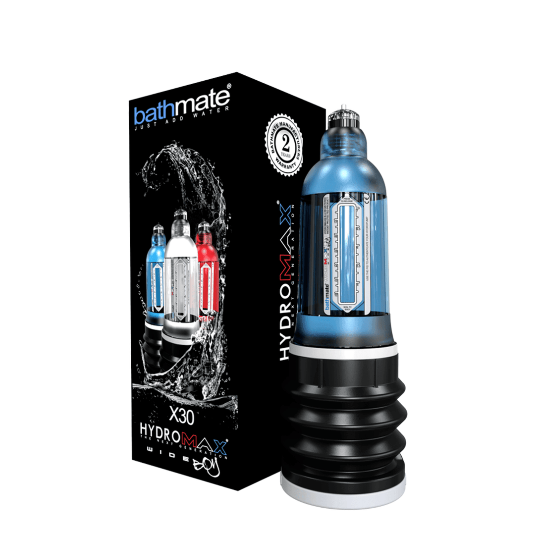 Bathmate Hydromax X30 Wide Boy Penis Pump - Aqua Blue