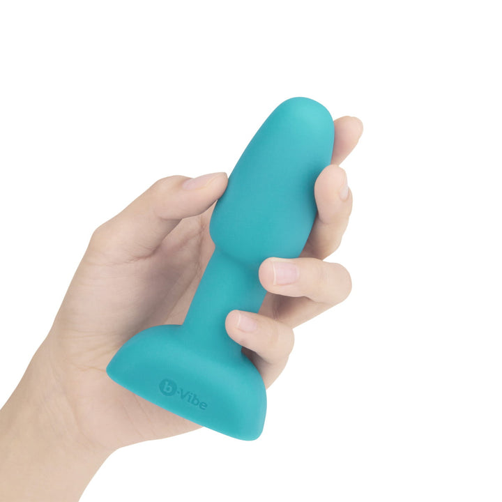 b-Vibe Rechargeable Petite Rimming Plug with Remote - Teal