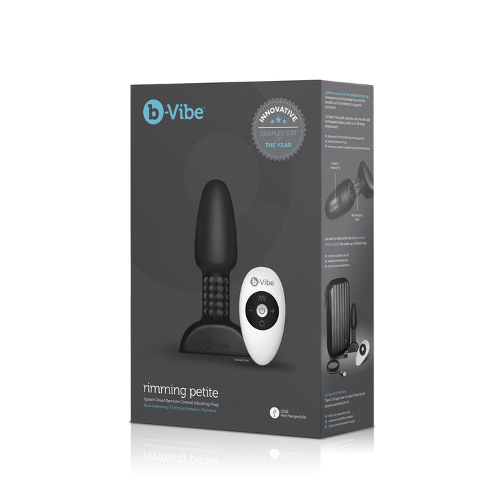 B-Vibe Rimming Petite-Black-4876