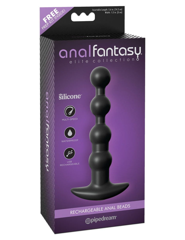 Anal Fantasy Elite Rechargeable Anal Beads-0