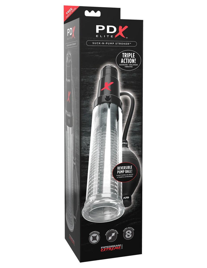 Pipedream PDX Elite Suck-N-Pump Stroker - - Australia - Sexy Devil