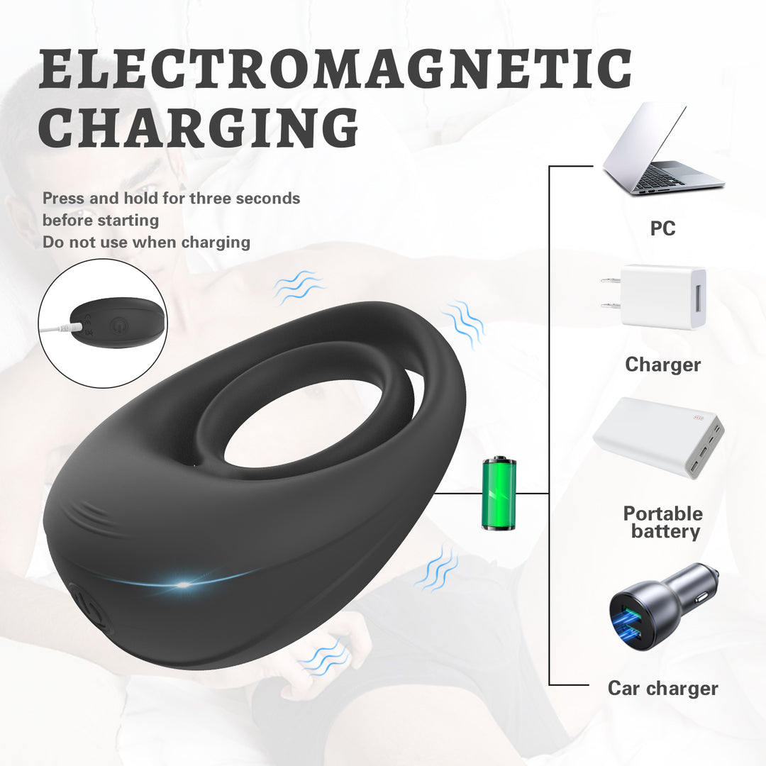 y.Love Titan-Pwr Rechargeable Vibrating Cock Ring - Vibrating Cock Ring - Australia - Sexy Devil