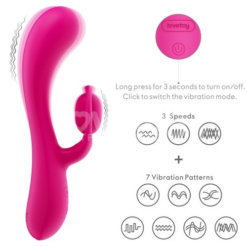Lovetoy Orbit Rechargeable Rabbit Vibrator - Rabbit Vibrator - Australia - Sexy Devil