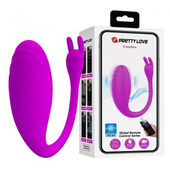 Pretty Love Catalina Wearable Bullet Vibrator App Control - Purple