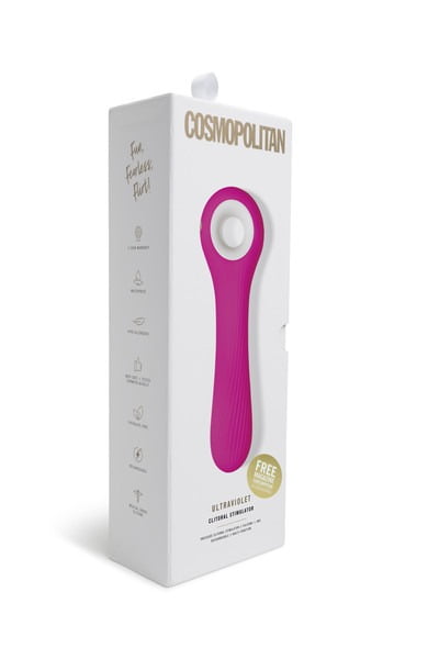 Cosmopolitan Ultraviolet Rechargeable Clitoral Stimulator with Sterilising Case - Pink