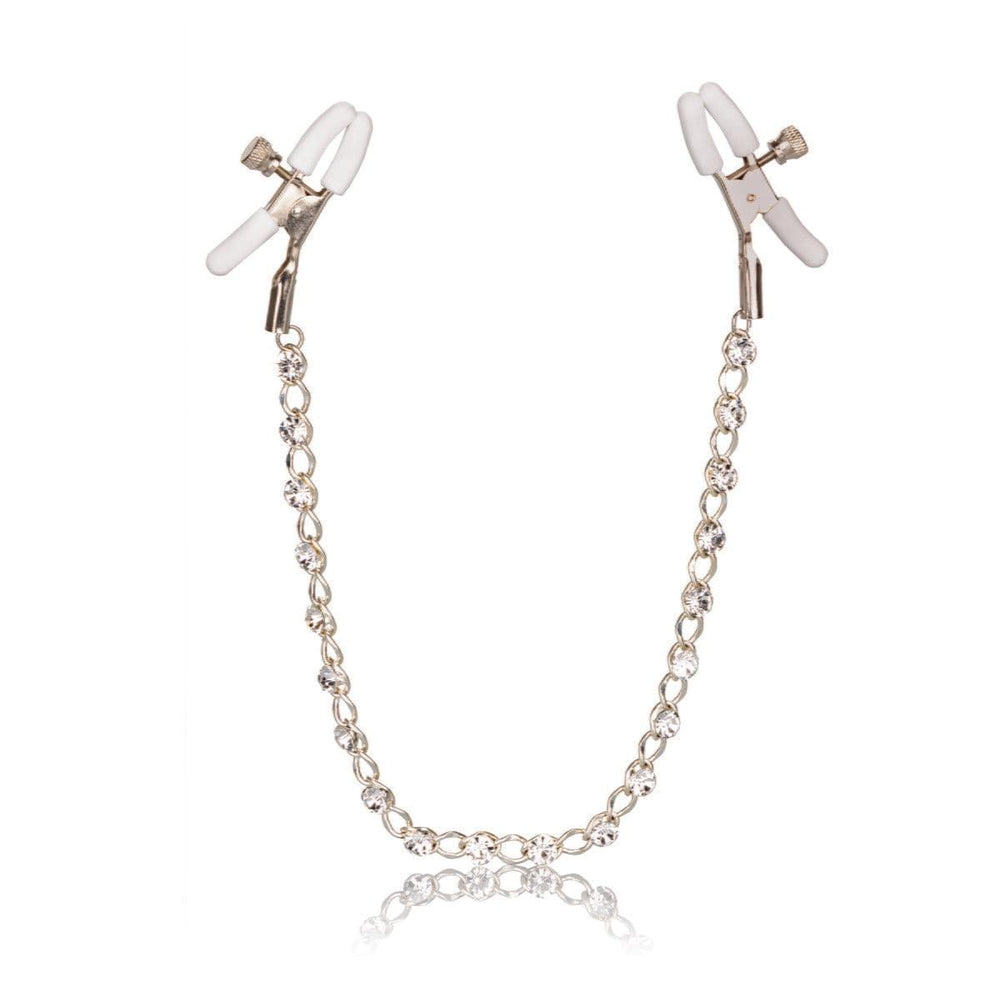 Nipple Play Crystal Chain Nipple Clamps-10685