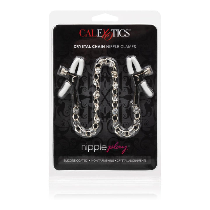 Nipple Play Crystal Chain Nipple Clamps-10686