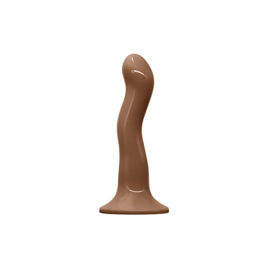 NS Novelties Elements 6" Wave Dildo - Brown