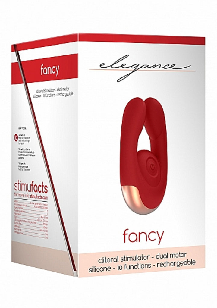 Shots Toys Elegance Fancy Clitoral Stimulator - Red