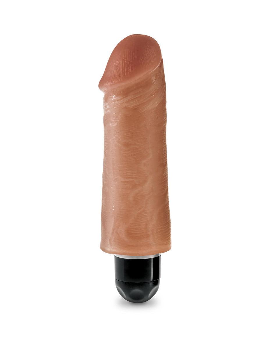 Pipedream King Cock 5" Vibrating Stiffy - Tan