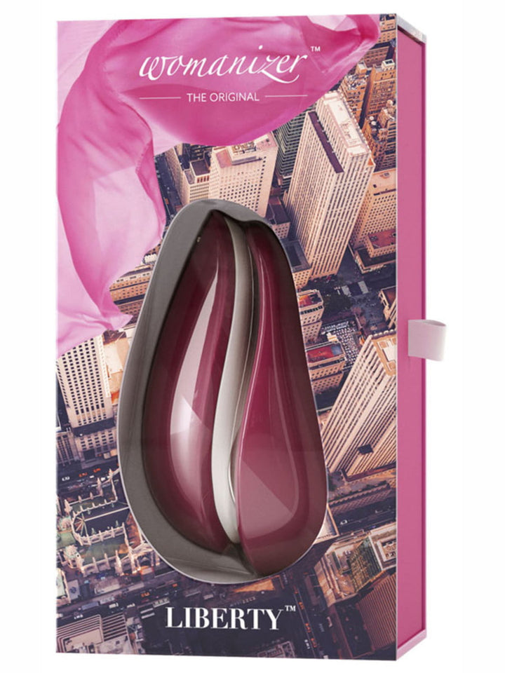 Womanizer Liberty Rechargeable Clitoral Stimulator - Wine