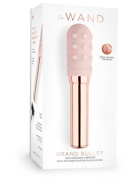 Le Wand Rechargeable Chrome Grand Bullet - Rose Gold