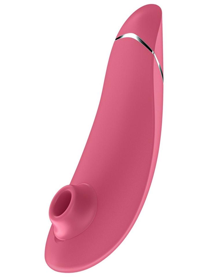 Womanizer Premium Rechargeable Clitoral Stimulator - Raspberry