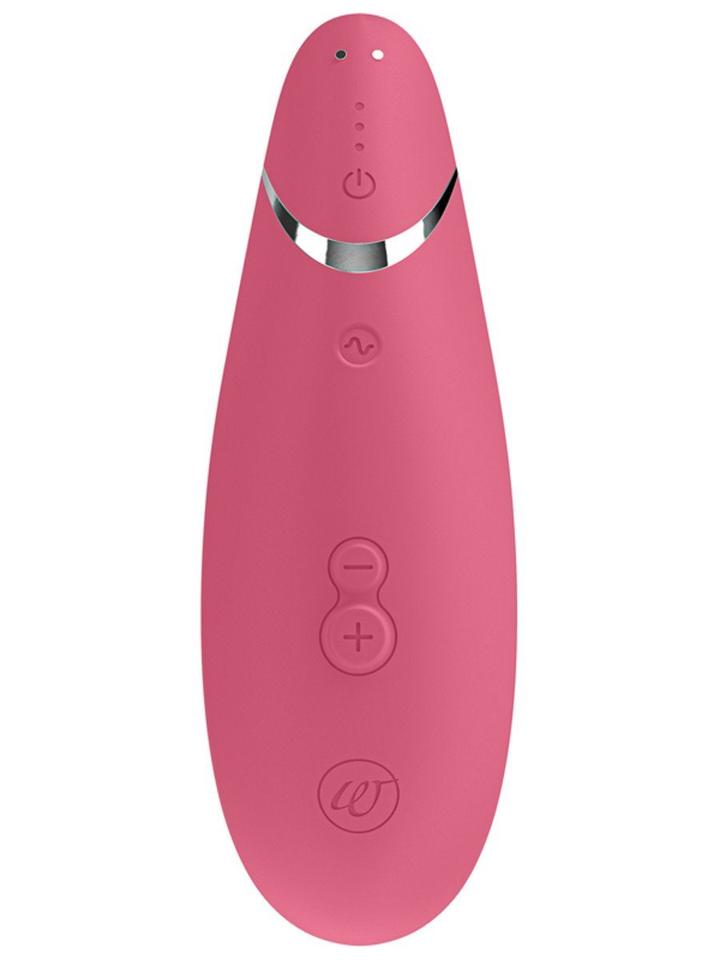 Womanizer Premium Rechargeable Clitoral Stimulator - Raspberry