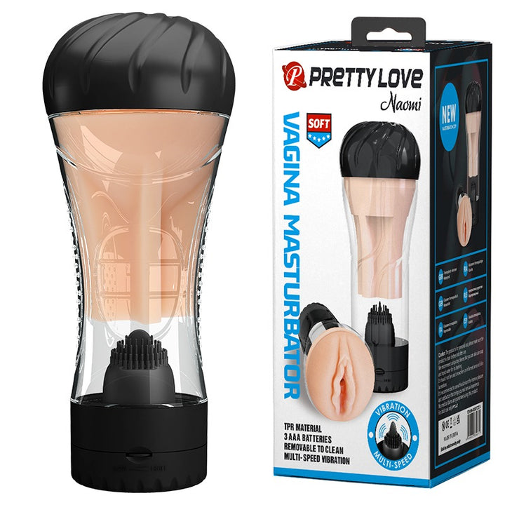 Pretty Love Naomi Vibrating Masturbator - Masturbator - Australia - Sexy Devil