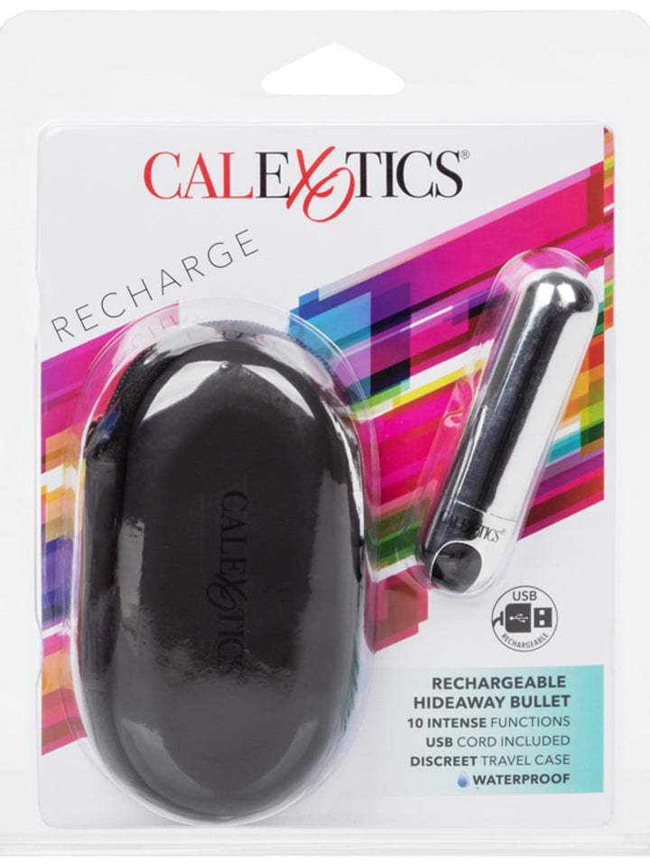 CalExotics Rechargeable Hideaway Bullet - Silver