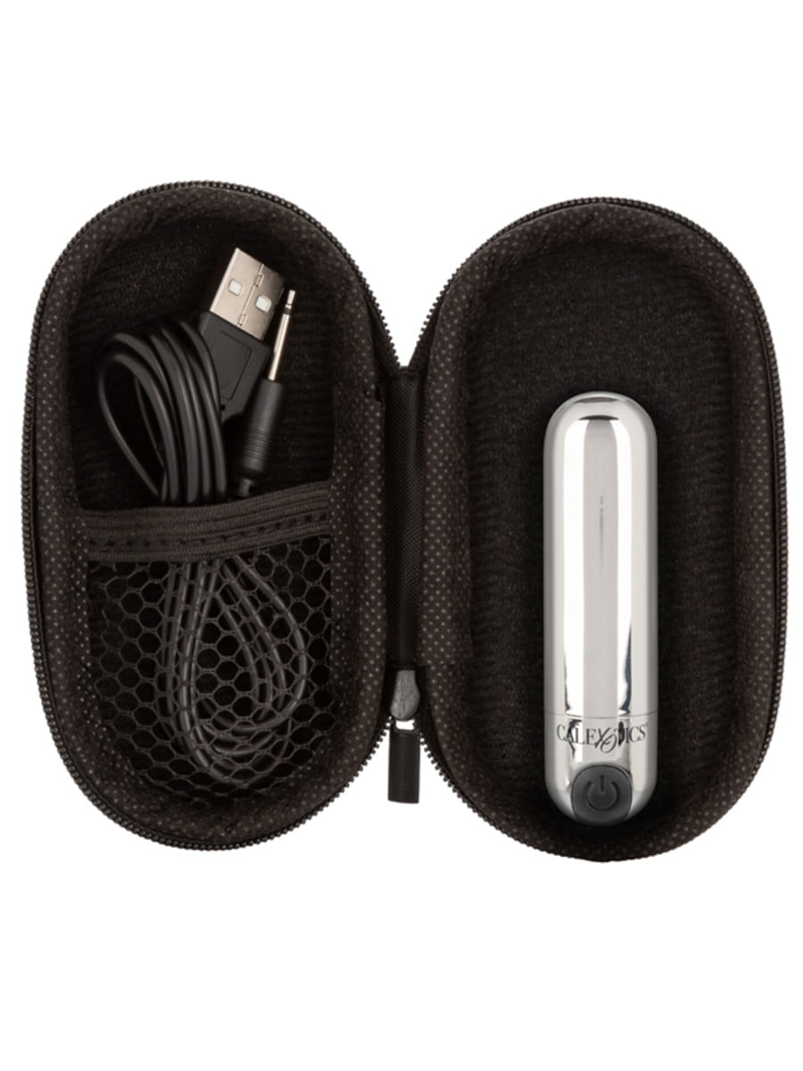 CalExotics Rechargeable Hideaway Bullet - Silver