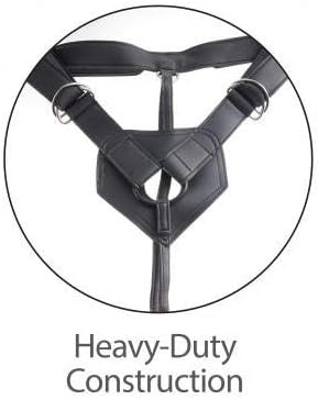 King Cock Strap-On Harness with 7" Uncut Cock - Tan - - Australia - Sexy Devil