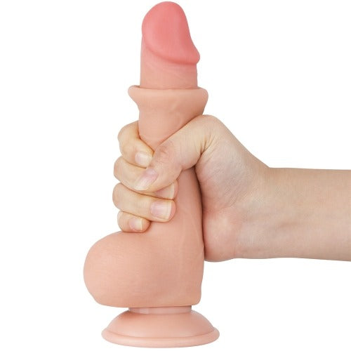 Lovetoy Sliding Skin Dual Layer 7.5 Realistic Dildo