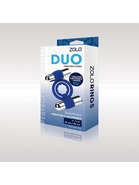 Zolo Duo Rechargeable Vibrating C-Ring
