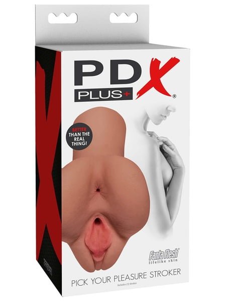 PDX Plus Pick Your Own Pleasure Stroker - Tan