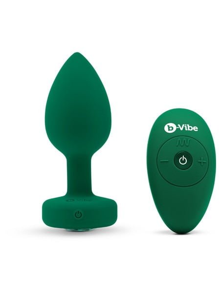 b-Vibe Vibrating Jewels Remote Control Butt Plug M/L