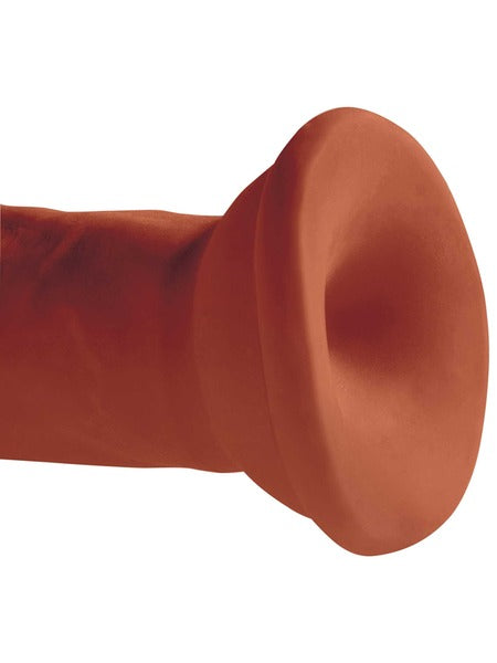 King Cock Plus 6" Triple Density Cock - Brown