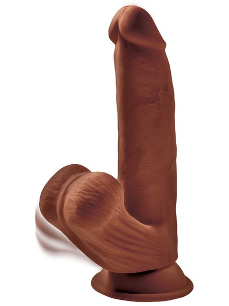 King Cock Plus 8" Triple Density Cock with Swinging Balls