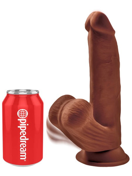 King Cock Plus 8" Triple Density Cock with Swinging Balls