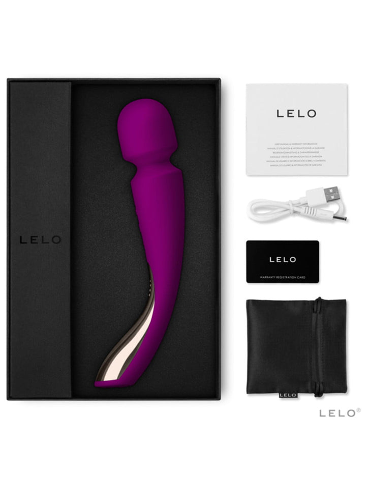 Lelo SMART WAND 2 Medium Massager - Deep Rose