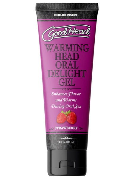 Doc Johnson GoodHead Warming Oral Delight Gel 4oz - Strawberry