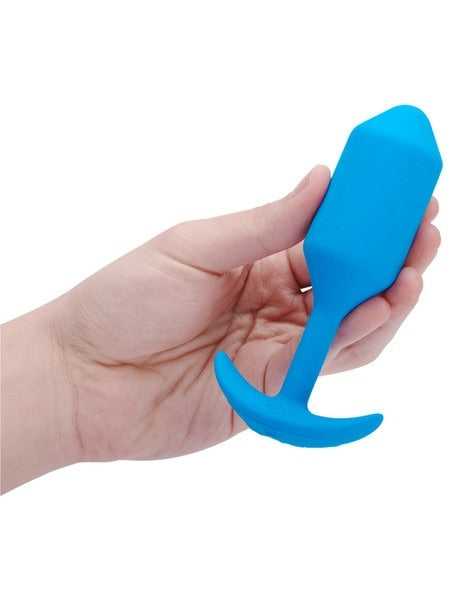 B-Vibe Vibrating Snug Plug 3 Large - Blue